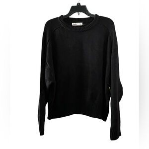 Elodie Black Knitted Thick Blend Sweater